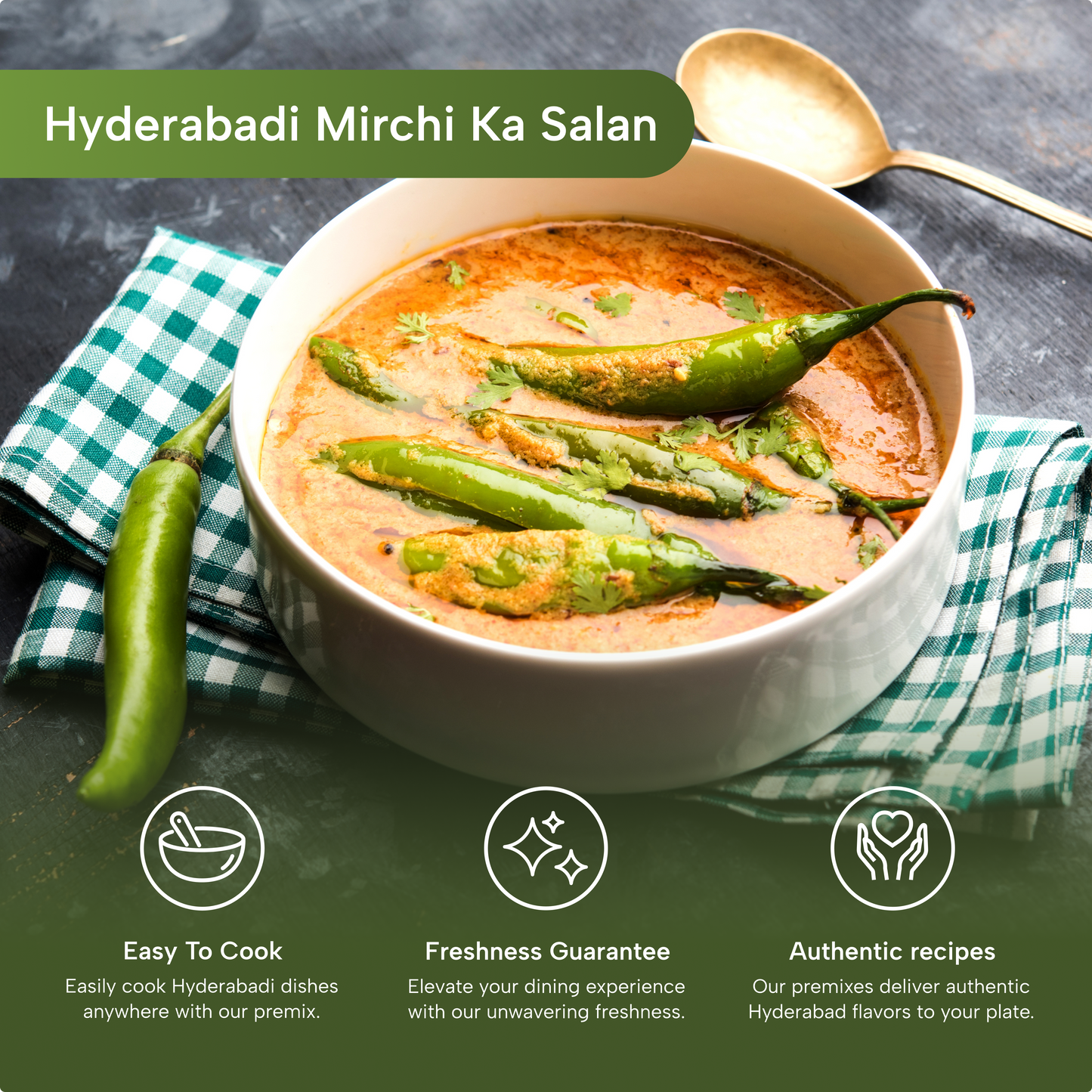 Instant Hyderabadi Mirchi Ka Salan Premix