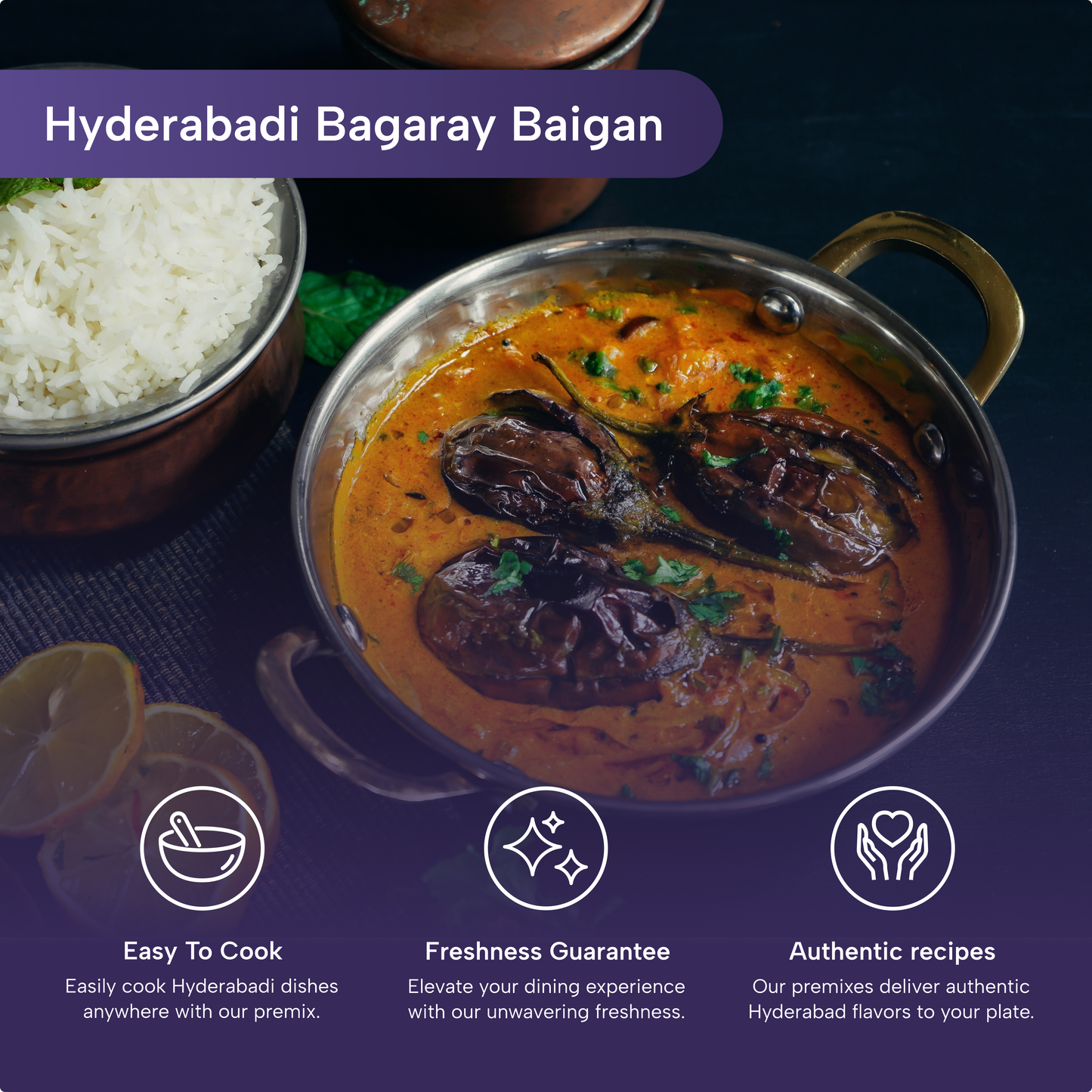 Instant Hyderabadi Bagharay Baigan Premix