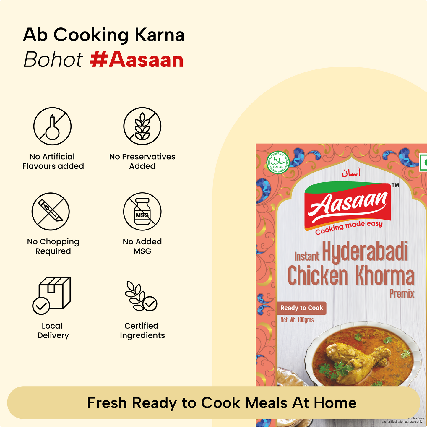 Instant Hyderabadi Chicken Khorma Premix