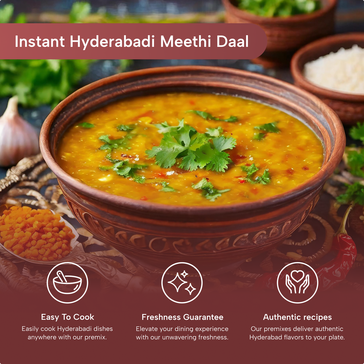 Instant Hyderabadi Meethi Dal Premix