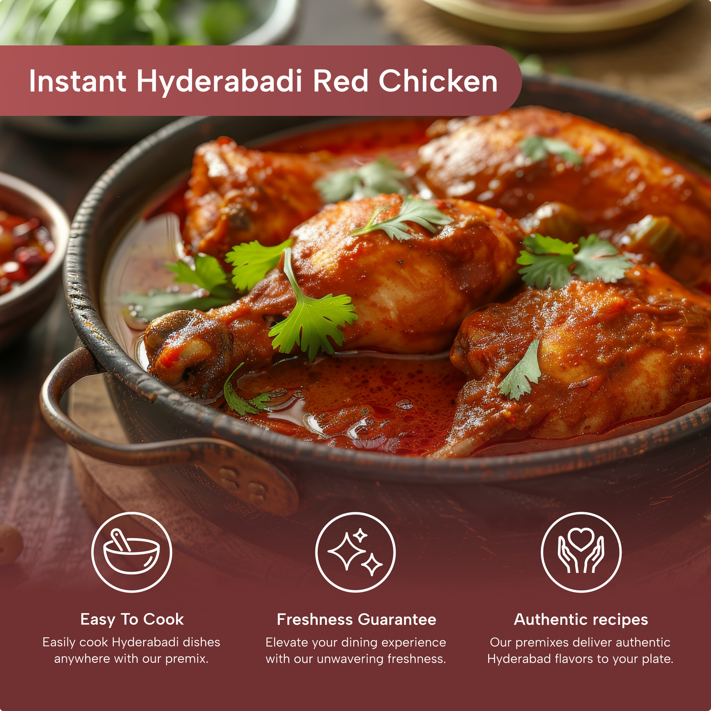 Instant Red chicken premix